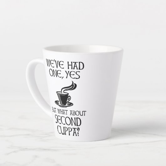 もう1つ、Yes、でも2番目のカッパは? カフェラテマグ (左アングル)