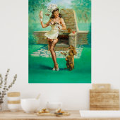 もう1つPleaseイラストピンナップアート ポスター (キッチン)