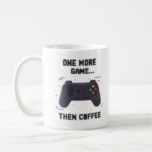 もう1ゲームしてからコーヒー – 楽しいゲーマーコーヒーマグ