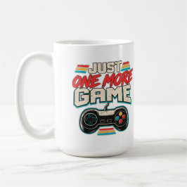 もう1ゲームしよう レトロゲーマーデザイン コーヒーマグカップ