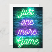 もう1ゲームだけ 招待状 (正面/裏面)