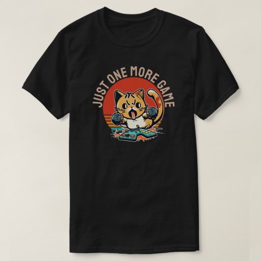 もう1ゲームだけ Tシャツ (デザイン正面)