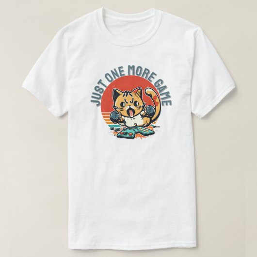 もう1ゲームだけ Tシャツ (デザイン正面)