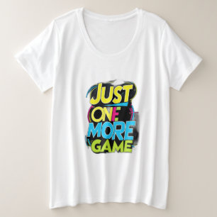 もう1ゲーム プラスサイズTシャツ