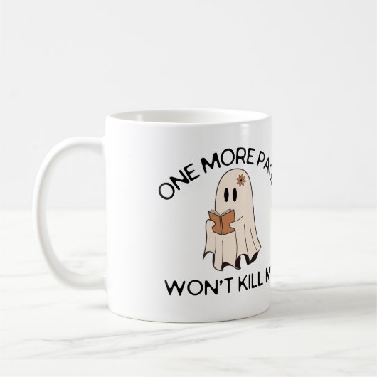 もう1ページでホラー本好き母さんを殺さない コーヒーマグカップ (左)