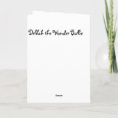 もう1年も前に?誕生日カード カード (裏面)