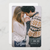 もう1度試してみましょう 延期カード 招待状 (正面/裏面)