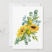 もう1日の水彩花モダンカリグラフィーのリハーサルディナー 招待状 (裏面)