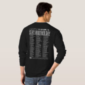 もう1日過ごす99の理由 - メンタルヘルス Tシャツ (裏面フル)