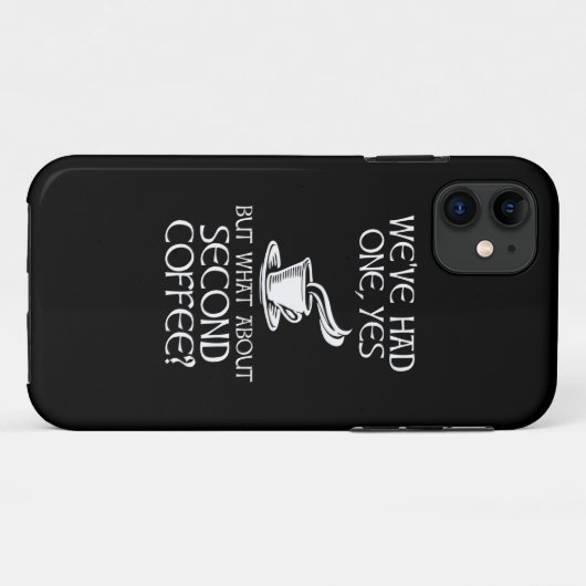 もう1杯、Yes、2杯目は？ Case-Mate iPhoneケース (裏面(横))