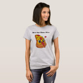 もう1枚だけピザのグラフィックTシャツ Tシャツ (正面フル)