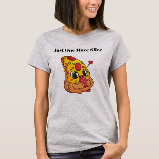 もう1枚だけピザのグラフィックTシャツ Tシャツ (正面)
