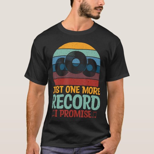 もう1枚だけ、約束するよ ヴィニール・レコード Tシャツ (正面)