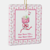 もう1枚タイル…もう1枚ガラス麻雀ドリンクおもしろい セラミックオーナメント (右)