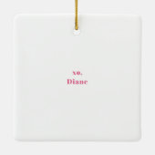 もう1枚タイル…もう1枚ガラス麻雀ドリンクおもしろい セラミックオーナメント (裏面)