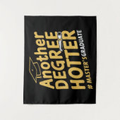 もう1段階熱い修士号卒業 タペストリー (正面)