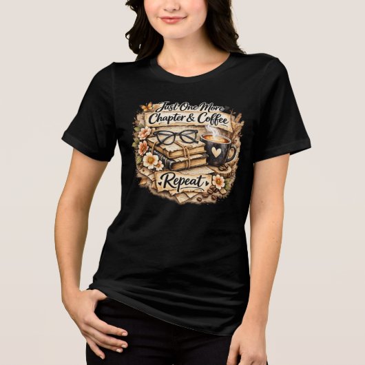 もう1章だけ & コーヒー トライブレンドTシャツ (正面)