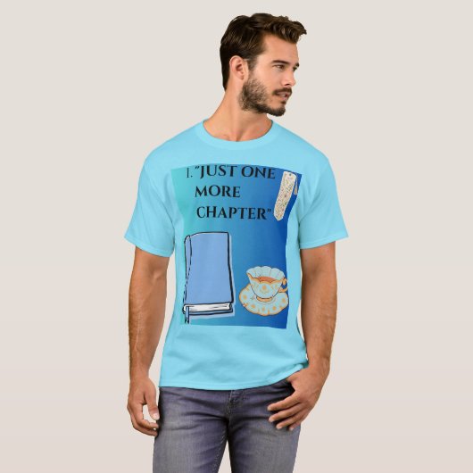 もう1章だけ 読書家のための名言 Tシャツ (正面フル)