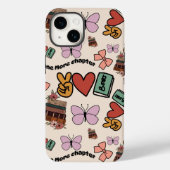 もう1章 ブックラバーパターンのスマホケース Case-Mate iPhoneケース (裏面)
