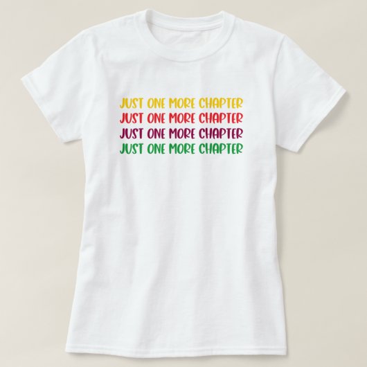 もう1章 読書のTシャツ Tシャツ (デザイン正面)