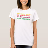 もう1章 読書のTシャツ Tシャツ (正面)