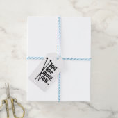 もう1行だけ –  ギフトタグ (より糸付き)