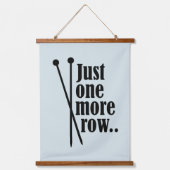 もう1行だけ –  吊り下げ型タペストリー (正面)