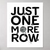 もう1行だけ |編み物ニットギフト ポスター (正面)