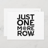 もう1行だけ |編み物ニットギフト ポストカード (正面/裏面)