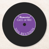 もう50年だ！クラス懇親会コースター ラウンドペーパーコースター (正面)