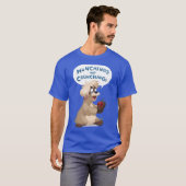 もぐもぐ+かちかち おもしろい男の子 Tシャツ (正面フル)