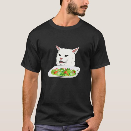 もぐら猫のミーム Tシャツ (正面)