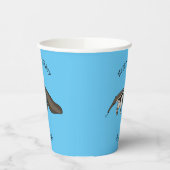 もぐら ネズミの漫画イラスト 紙コップ (左)