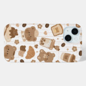 もこもこベアカフェ Case-Mate iPhoneケース (裏面 (横))