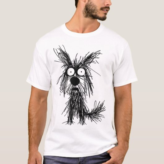 もこもこ犬 Tシャツ (正面)