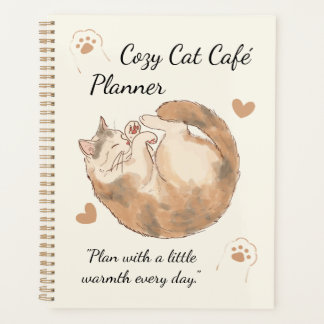 もこもこ猫カフェプランナー | かわいいカワイイジャーナル プランナー手帳