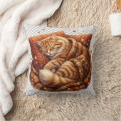 もこもこ眠り猫ブランケットピロー クッション (ブランケット)