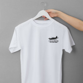 もしあなたがこれを読めるなら、私はパイロットの服を着るには低すぎる トライブレンドTシャツ