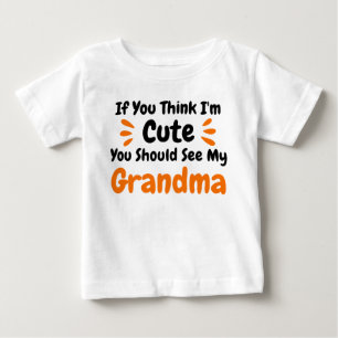 もしおばあ考えちゃんに会った方がいいよ ベビーTシャツ