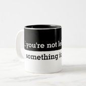 もしおもしろい手に離れしないことわざ ツートーンマグカップ (正面左)