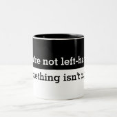 もしおもしろい手に離れしないことわざ ツートーンマグカップ (中央)