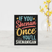 もしおもしろいShenan Shenanigan 2 カード (黄色い花)