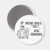 もしお母さんダメ…頼マグネット マグネット (正面/裏面)