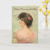 もしかしたら罵り続けることが、あの空白を埋める助けになるのかもしれない カード (黄色い花)