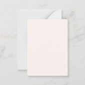 もしかしたら、あなたは赤面ピンクのクリスチャンに生まれたのかもしれない ノートカード (裏面)