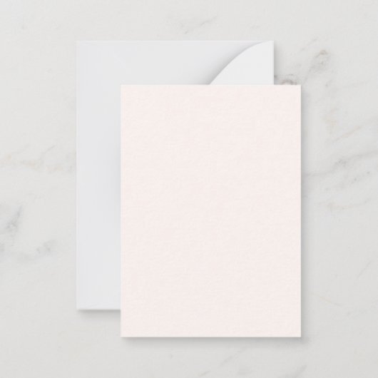 もしかしたら、あなたは赤面ピンクのクリスチャンに生まれたのかもしれない ノートカード (裏面)