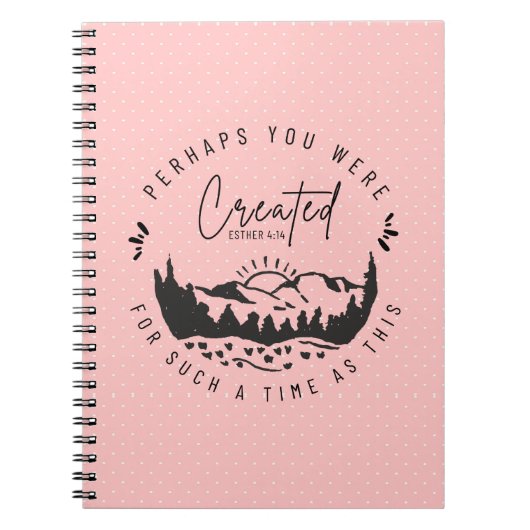 もしかしたら、あなたは赤面ピンクのクリスチャンに生まれたのかもしれない ノートブック (正面)