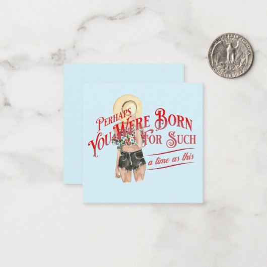 もしかし生まれてノーテカード ノートカード (正面/裏面インサイチュ)