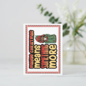 もしかするとクリスマスは何かもっとメラニンのシエスタを意味する シーズンポストカード (スタンド正面)