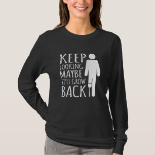 もしかすると、背中の義足を切断した人工物が育つかも Tシャツ